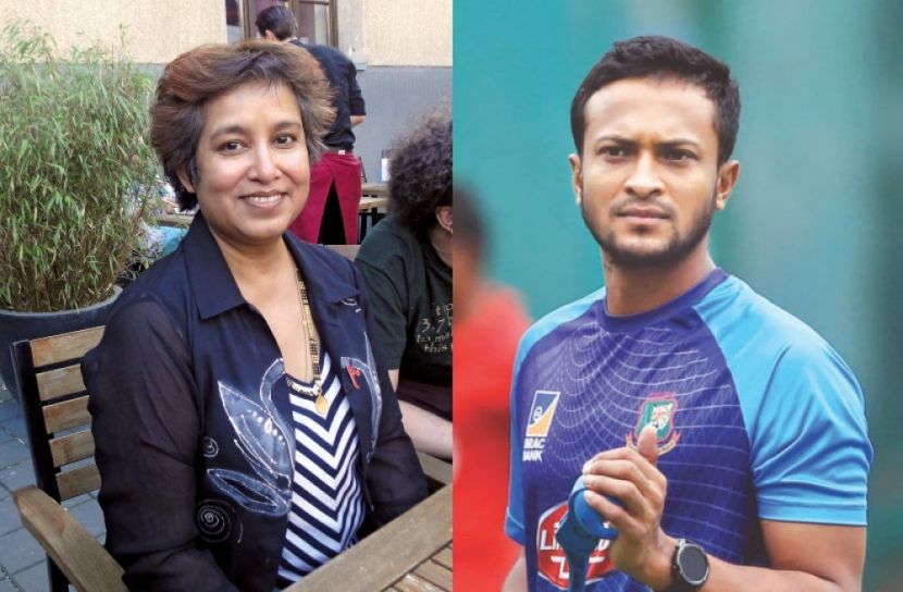 সাকিবের ক্ষমা চাওয়ায় লজ্জা পেলাম : তসলিমা