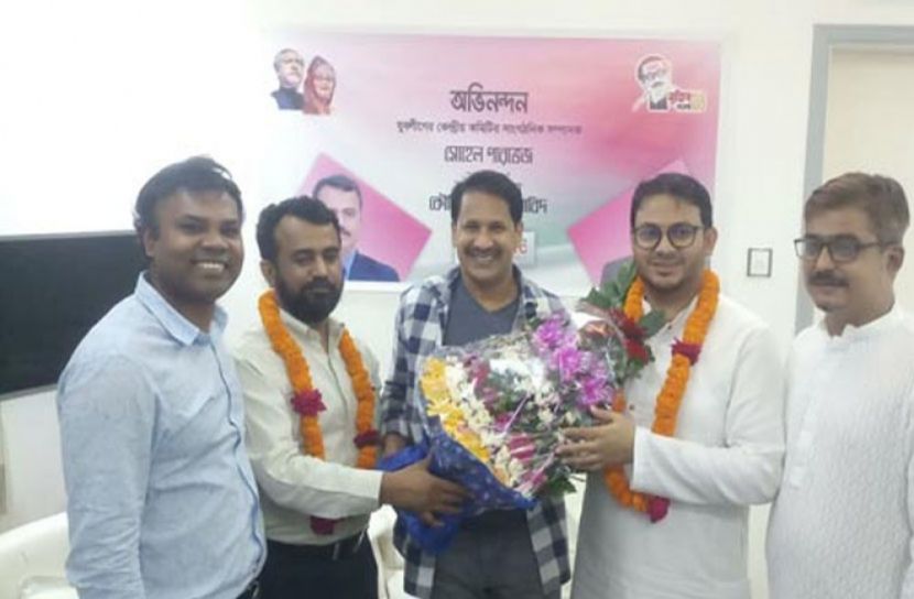 যুবলীগ নেতা সোহেল-নাবিদকে ফিল্ম ইটিসির সংবর্ধনা