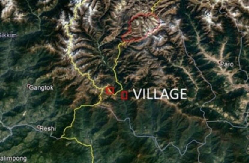 ভুটানের ভেতরে চীনের গ্রাম!