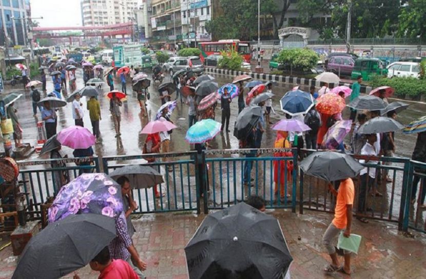 শনিবার দেশের বিভিন্ন অঞ্চলে বৃষ্টিপাত হতে পারে