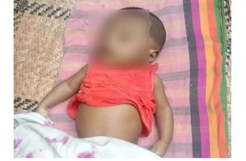 ২৯ দিনের মেয়েকে হত্যা করলো বাবা 