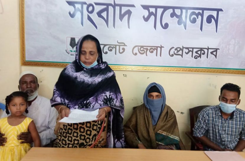 সিলেটে বসতবাড়ি থেকে উচ্ছেদে প্রভাবশালীদের অত্যাচার