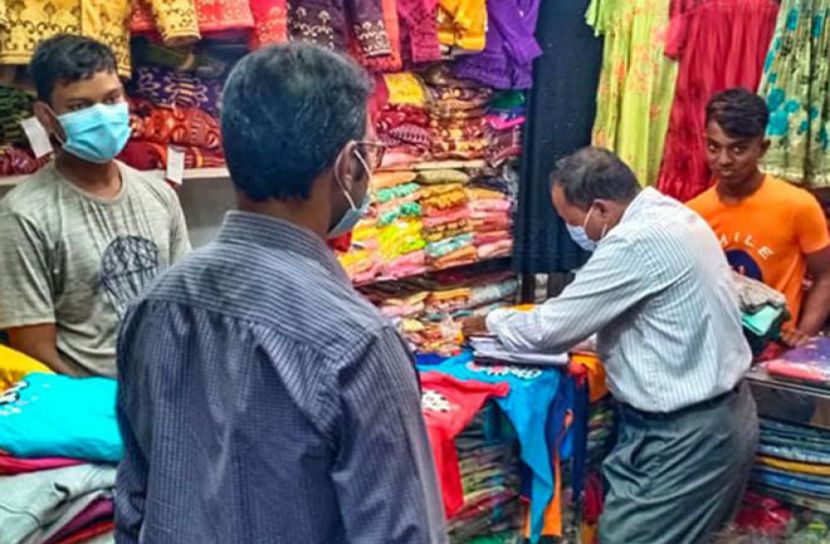 মাস্ক না পরায় মৌলভীবাজারে ৩৩ জনকে জরিমানা