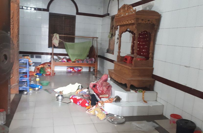 বোয়ালমারীতে মন্দির থেকে মূর্তি চুরি