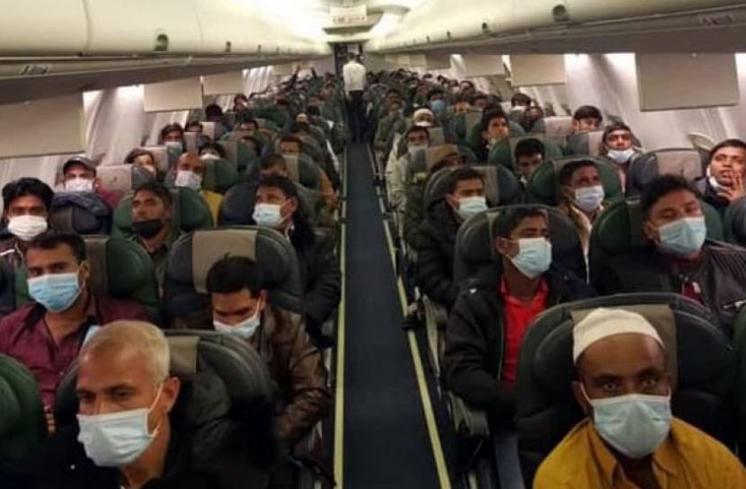 লিবিয়ায় থেকে ফিরেছেন আটকে পড়া  ১৫৭ বাংলাদেশি