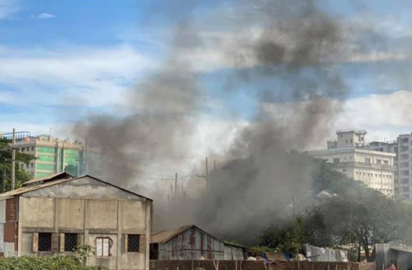 সিলেটে অগ্নিকাণ্ডে অর্ধকোটি টাকার সম্পদ ছাই