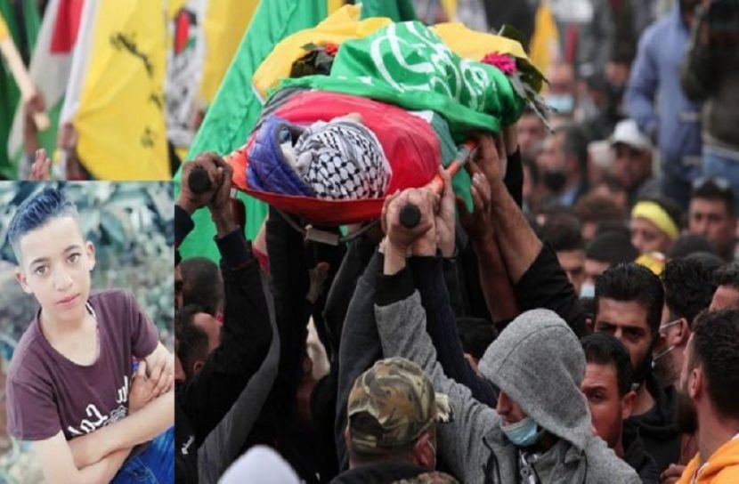 জন্মদিনে ফিলিস্তিনি কিশোরকে গুলি করে হত্যা