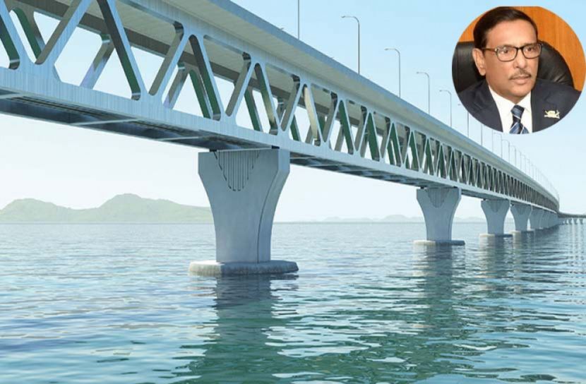 ১০ মাসে শেষ হবে পদ্মা সেতুর কাজ : কাদের