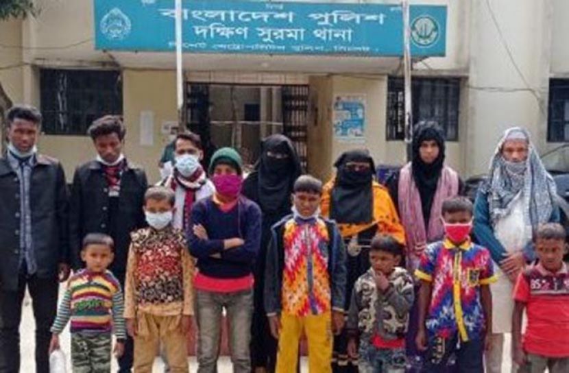 সিলেটে উদ্ধার ১৪ রোহিঙ্গা, কারাগারে ২ পাচারকারী