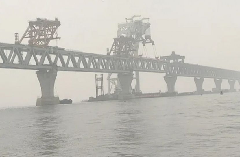 নিজস্ব অর্থায়নে দৃশ্যমান হলো পদ্মা সেতু