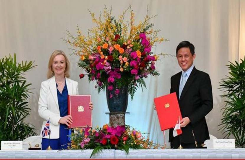 মুক্তবাণিজ্য চুক্তি করল সিঙ্গাপুর-যুক্তরাজ্য