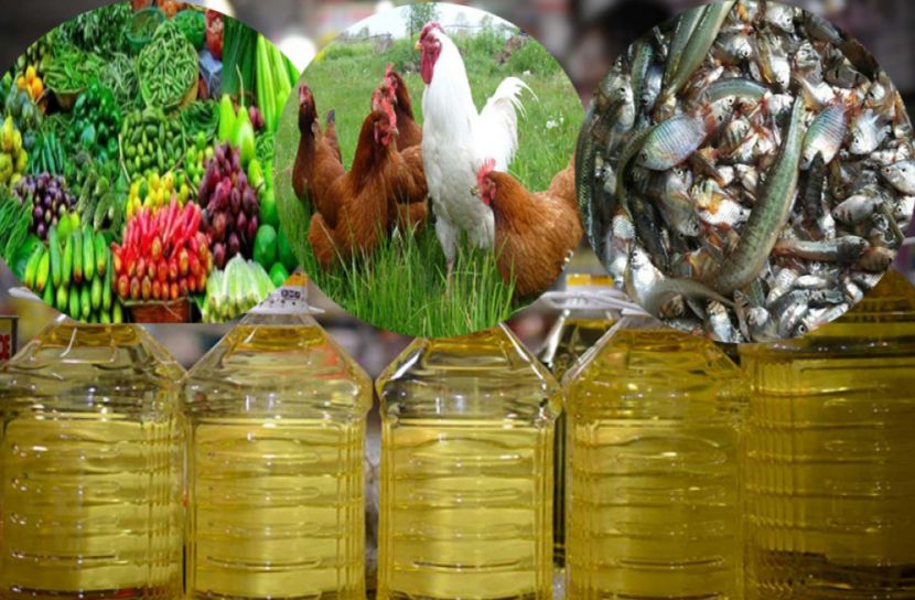 বেড়েছে ভোজ্যতেলের দাম, কমেছে সবজি-মুরগি-ডিমের