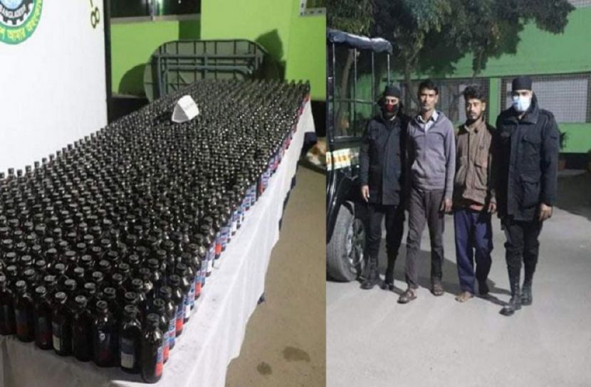 সাভারে হাজার বোতল ফেনসিডিলসহ আটক ২