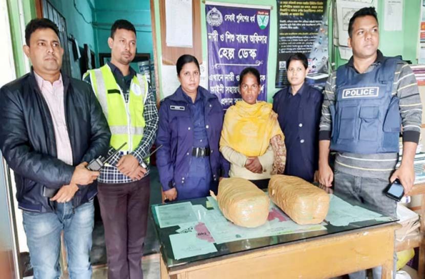 হবিগঞ্জে গাঁজাসহ নারী গ্রেফতার