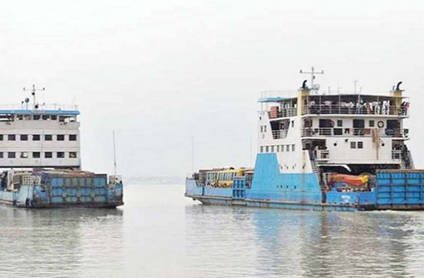 বাংলাবাজার-শিমুলিয়ায় ফেরি চলাচল স্বাভাবিক
