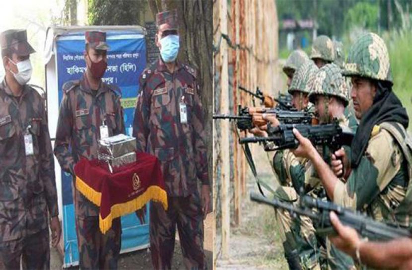 বিজিবির মিষ্টির বিনিময়ে লাশ দিলো বিএসএফ