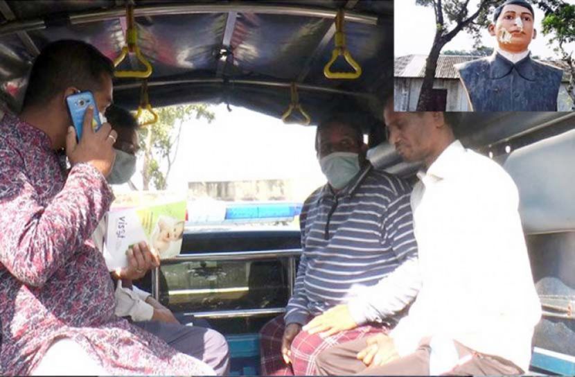 ভাস্কর্য ভাঙচুর, পুলিশ হেফাজতে কলেজ অধ্যক্ষসহ ৩ 