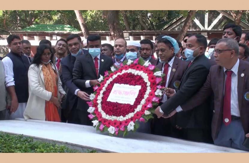বঙ্গবন্ধুর সমাধিতে নবনিযুক্ত প্রধান প্রকৌশলীর শ্রদ্ধা