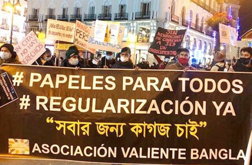 ৯ দফা দাবিতে উত্তাল স্পেন