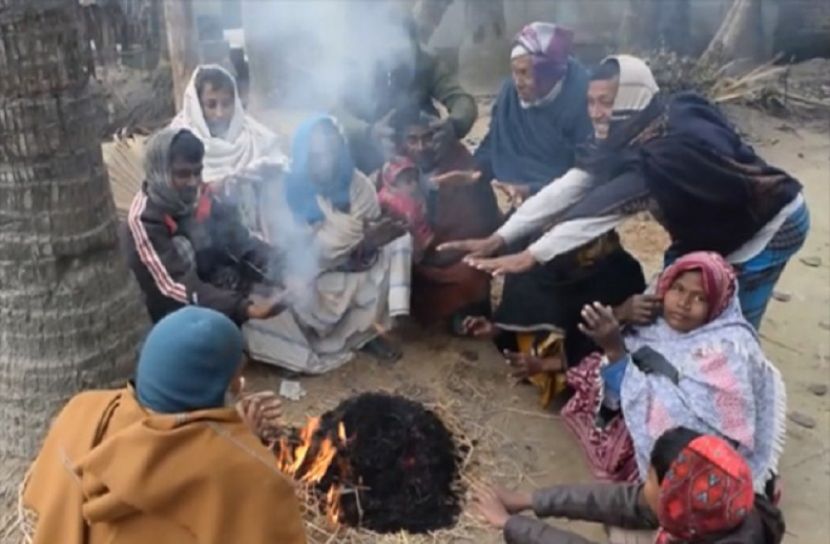 কুড়িগ্রামে শৈত্যপ্রবাহ : দুর্ভোগে শ্রমজীবীরা