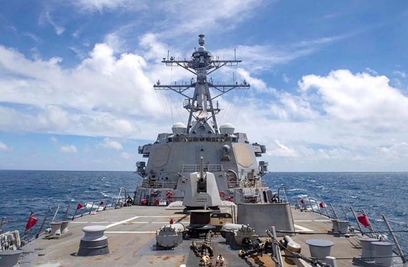 তাইওয়ান প্রণালীতে চীনের নজরদারিতে মার্কিন যুদ্ধজাহাজ