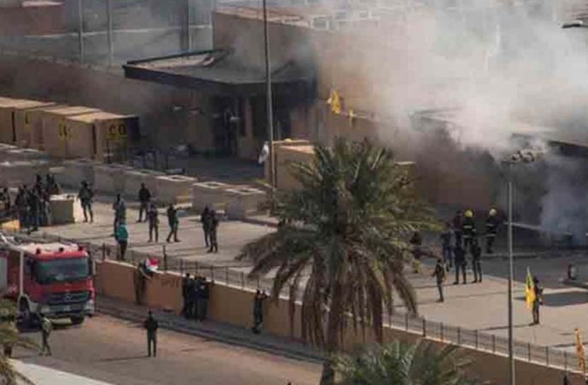 বাগদাদে মার্কিন দূতাবাসের কাছে রকেট হামলা