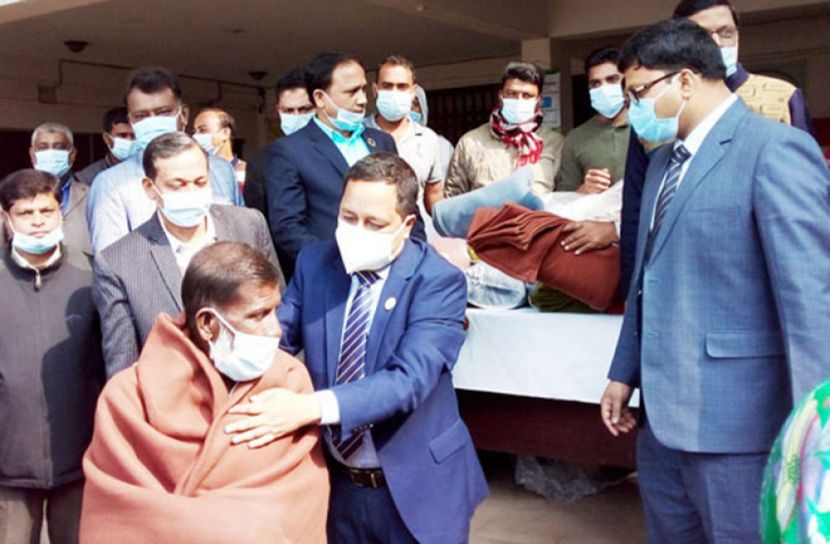 ফরিদপুর জেলা প্রশাসকের গৃহহীন প্রকল্প পরিদর্শন ও উঠান বৈঠক