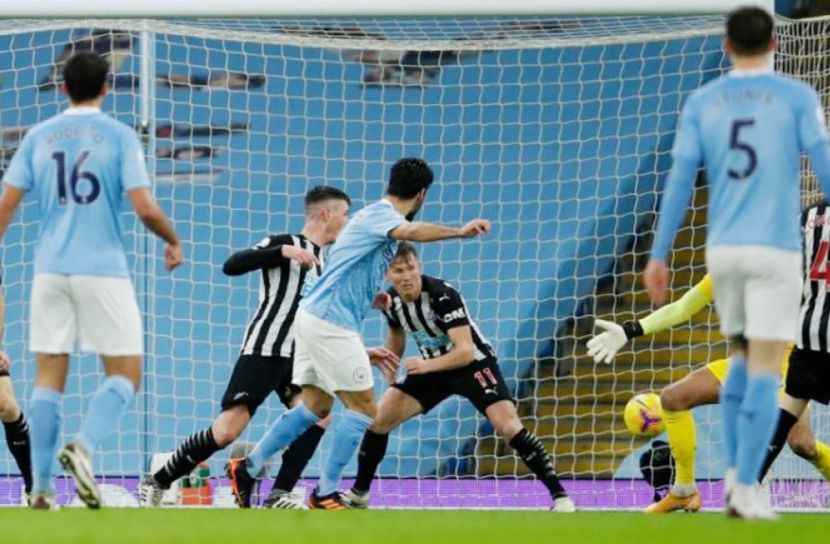 ম্যানচেস্টার সিটির ঝড়ে নিউক্যাসেল বিধ্বস্ত