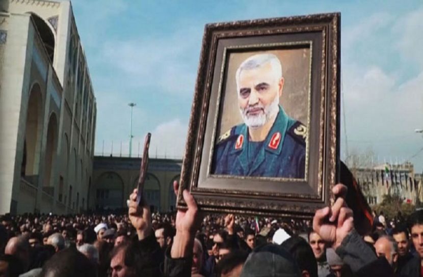 জেনারেল সোলাইমানি হত্যা দিবসে মার্কিন বিরোধী বিক্ষোভ
