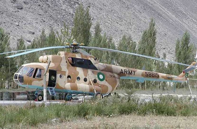 হেলিকপ্টার বিধ্বস্ত হয়ে পাকিস্তানে ৪ সেনা নিহত