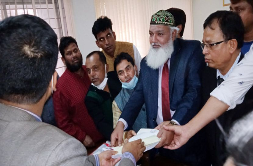 মনোনয়ন ফরম জমা দিলেন হাজী ফয়সাল বিপ্লব