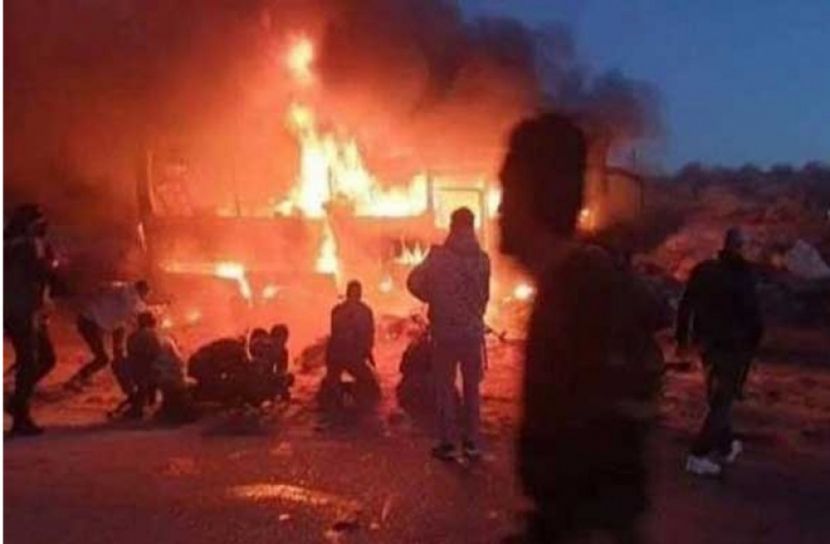 সিরিয়ায় বাসে সন্ত্রাসী হামলায় নিহত ২৮