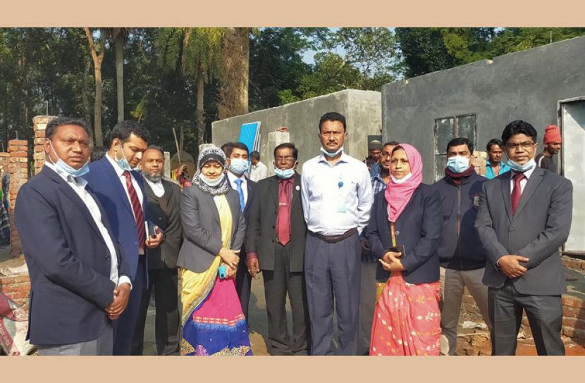 কালকিনিতে ভূমিহীন ৪০ পরিবার পেল নতুন ঘর