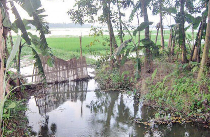 শিবপুরে অবৈধ দখলে শতবর্ষী কুড়ের খাল