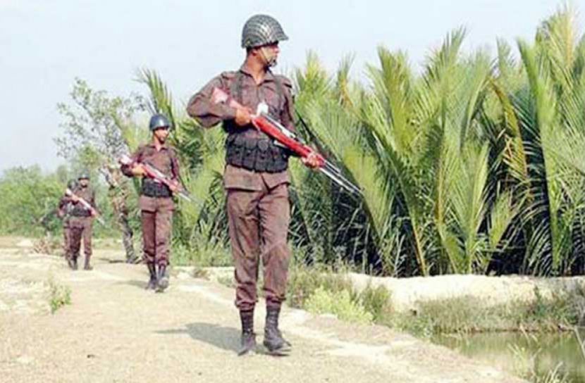 বিজিবির কড়া আপত্তিতে বিজেপির পাকাঘর নির্মাণ বন্ধ