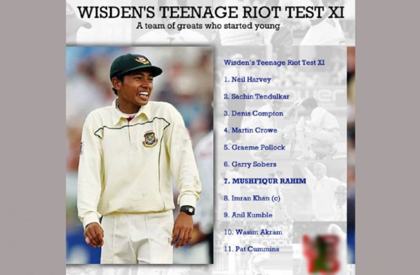 ইমরান-শচীনদের সঙ্গে উইজডেনের সেরা একাদশে মুশফিক