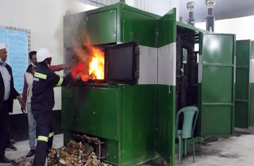 দেশে প্রথম ক্লিয়ার ওয়েস্ট মেশিন স্থাপিত