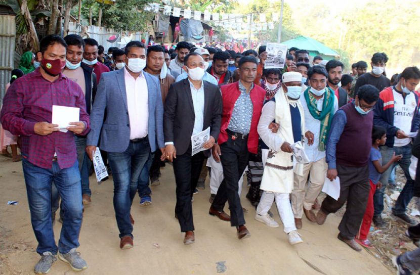 খাগড়াছড়িতে নির্বাচনের প্রচারণায় সরগরম পৌর অলি-গলি