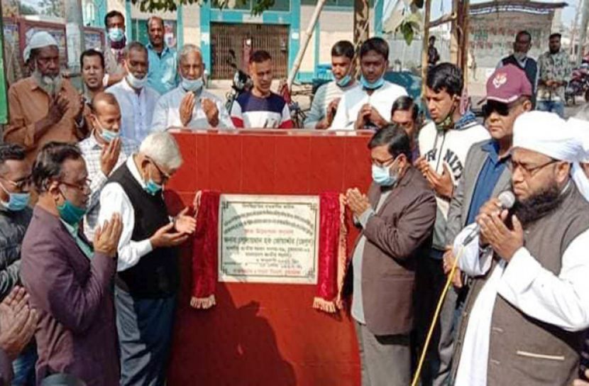 চুয়াডাঙ্গায় সড়ক নির্মাণকাজের উদ্বোধন