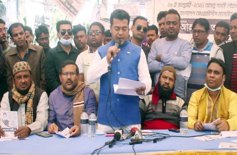 গাংনীতে বিদ্রোহী প্রার্থীকে যুবলীগ থেকে অব্যাহতি 