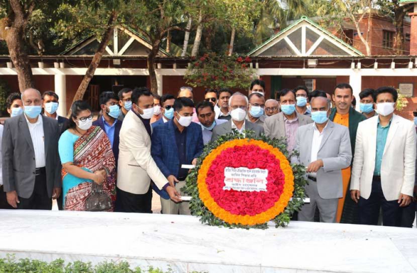 বশেমুরবিপ্রবিতে জাতির পিতার স্বদেশ প্রত্যাবর্তন দিবস পালন 