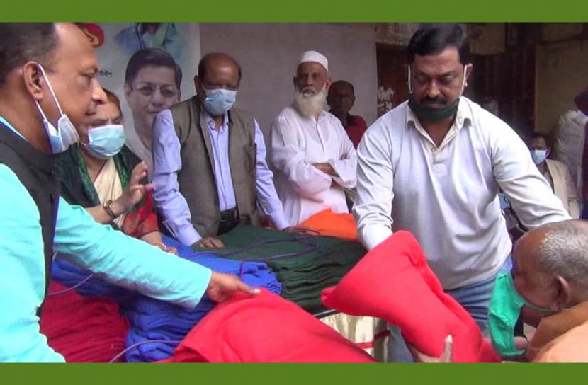 ব্রাহ্মণবাড়িয়ায় শীতার্তদের মাঝে শীতবস্ত্র বিতরণ