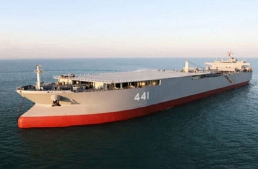 সর্ববৃহৎ যুদ্ধ জাহাজ ইরানি নৌবাহিনীতে