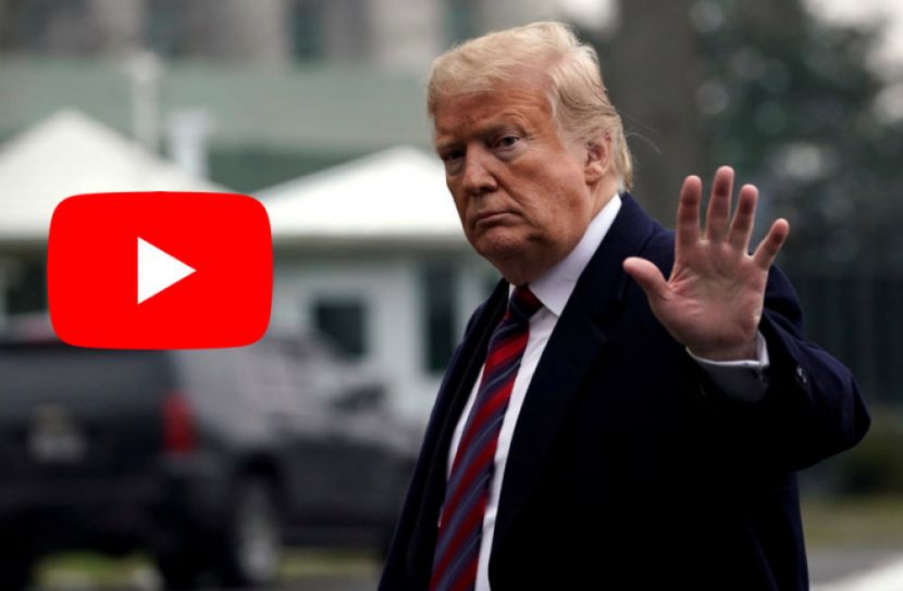 এবার বন্ধ হলো ট্রাম্পের ইউটিউব চ্যানেল