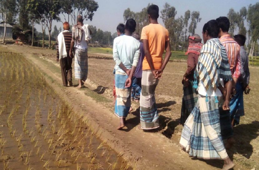 রৌমারীতে রাস্তা ছাড়াই ৫ গ্রাম, দুর্ভোগে এলাকাবাসী