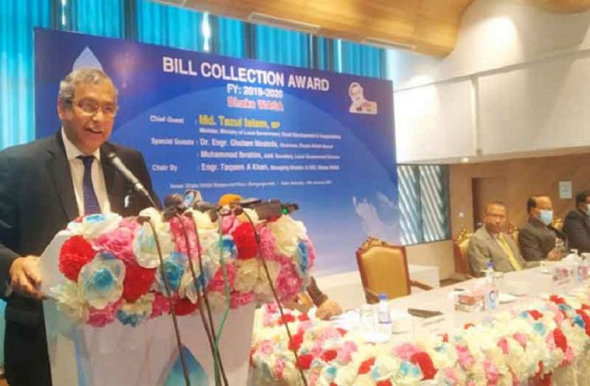 ঢাকা ওয়াসা ২৪ ঘণ্টায় ২৬৪ কোটি লিটার পানি উৎপাদন