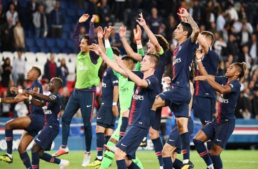 পয়েন্ট টেবিলের শীর্ষে পিএসজি