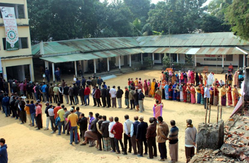 দ্বিতীয় ধাপে ভোট পড়েছে ৬২ শতাংশ