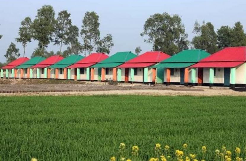 ঠাকুরগাঁওয়ে ৭৯০ গৃহহীনকে পুনর্বাসনে নির্মিত হচ্ছে স্বপ্নের নীড়