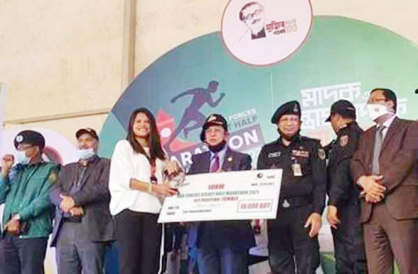 সিলেটে মাদক-সন্ত্রাসবিরোধী হাফ ম্যারাথন সম্পন্ন